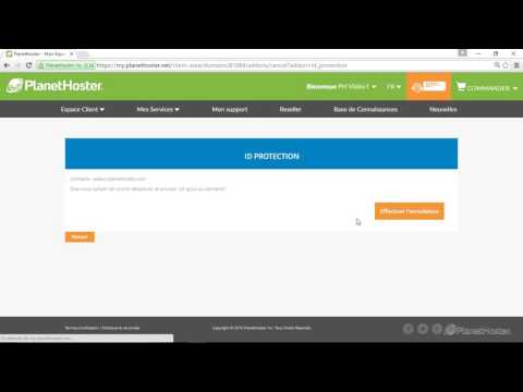 Tutoriel PlanetHoster, comment déverrouiller votre nom de domaine et obtenir le code de transfert.