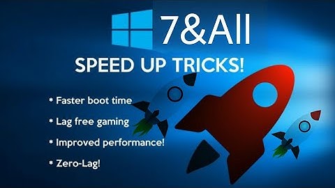 How to Speed up Windows 7 Make Faster & Smoother🚀 for | gaming | learning | programming #speedup