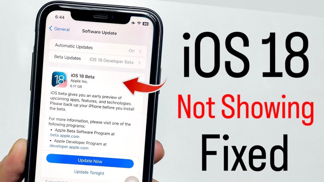 iOS 18 Beta not Showing Problem Solved 100% || Install iOS 18 Beta Now ...
