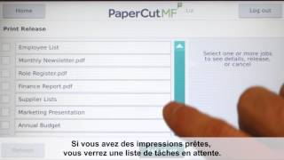 L'application PaperCut MF pour les appareils multifonctions de Toshiba screenshot 5