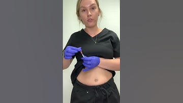 How to give your self an injection.