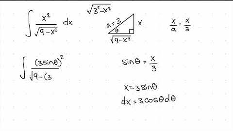 Integral of (x^2)/(sqrt(9-x^2))