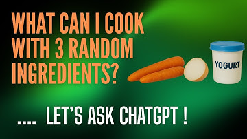 Can ChatGPT Make a Great Dinner with Just 3 Ingredients?