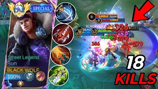 THIS SUN BUILD IS ILLEGAL... INSANE LIFESTEAL + TRUE DAMAGE 🤯!! - TOP 1 GLOBAL SUN ~ MLBB screenshot 3