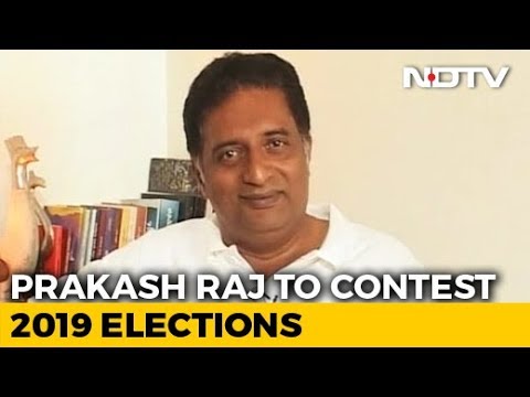 Actor Prakash Raj Will Contest 2019 Elections. "Details Soon," He Tweets