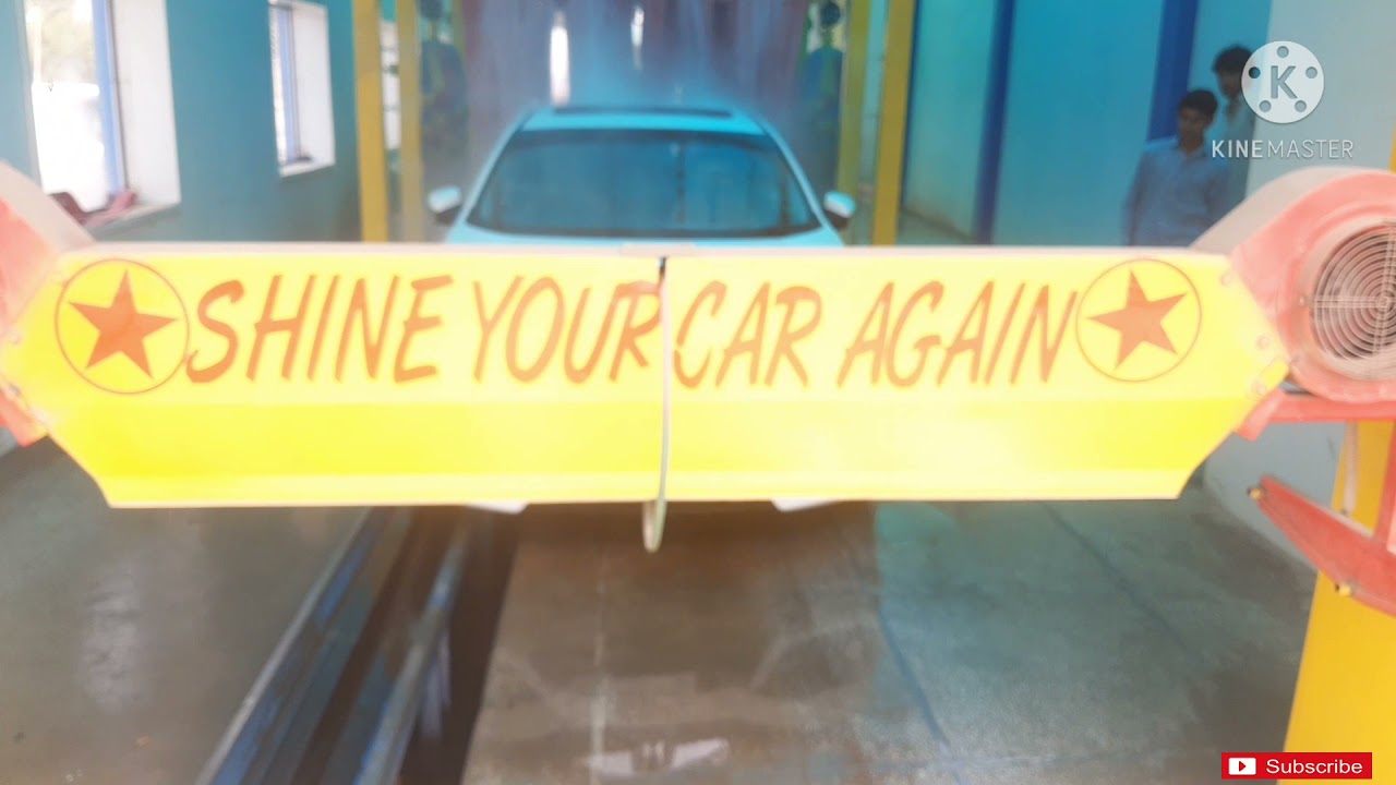 Automatic  Car Wash Plant  Walk around And plant work