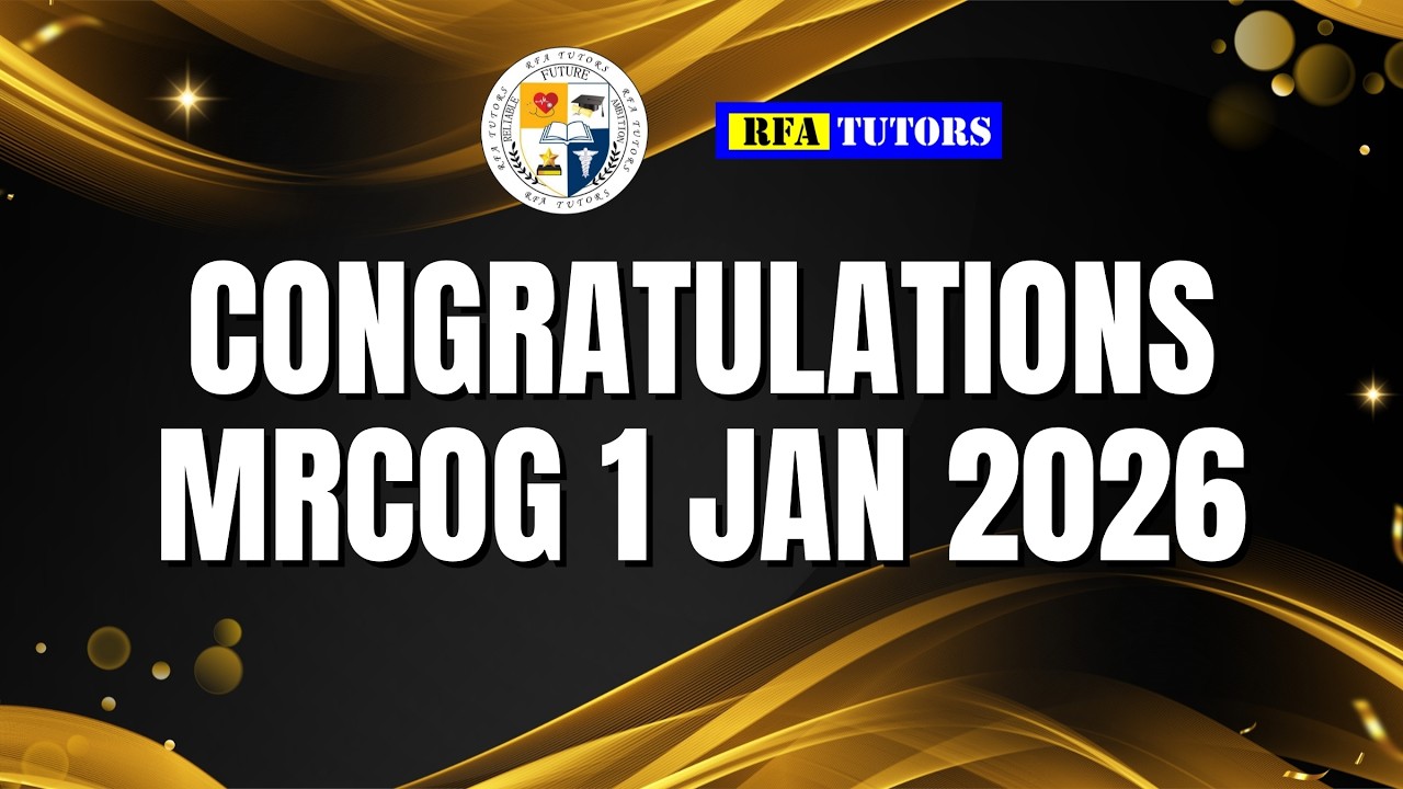 MRCOG 1 JANUARY 2026 CONGRATULATIONS MEET