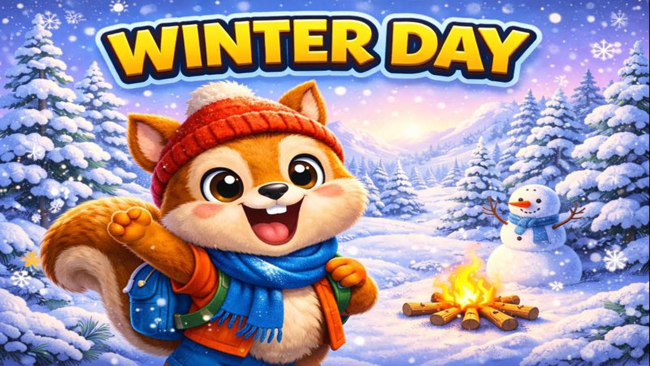 Little Squirrel Goes Camping 🐿️⛺ | English Kids Song | Fun Camping Song for Children