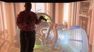 ORU’s Icube: Step inside ORU’s fully immersive 3-dimensional environment and explore a jet engine
