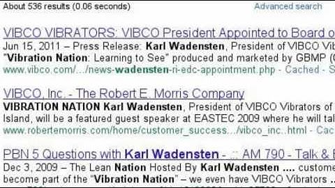 The Expert Vibrator Guy | Karl Wadensten