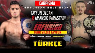 Tayfun Özcan (Türkiye) vs Amansio Paraschiv (Romanya) Kickboks Maçı I Bilgehan Demir Anlatımlı