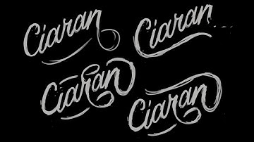 Customizing your hand lettering scripts! How I add flourishes and ligatures :)