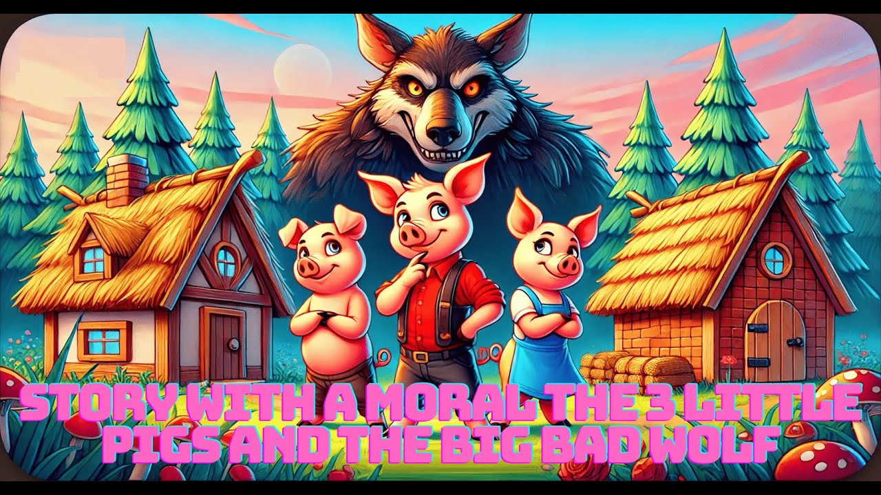 The Story of The Three Little Pigs and the Big Bad Wolf 🏠🐺 - YouTube
