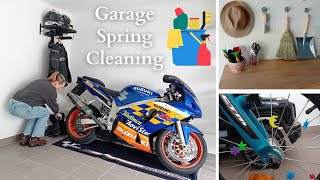 Garage Spring Cleaning | Motorbike Corner 🏍️| Potting Table 🌱| inTHEmiddle of IKEA organization
