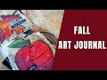 fall art journal | shop your stash