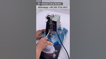 Fineray DY-8 Manual Hot Foil Stamping Printer Thermal Ribbon Coder 110V Date Code Machine