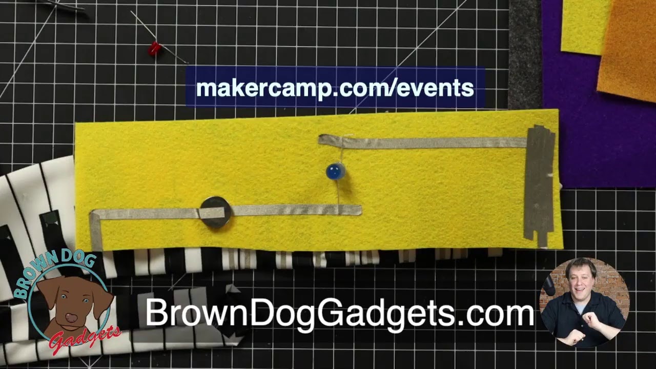 Maker Camp Live! - LightUp LED Bracelet by Brown Dog Gadgets