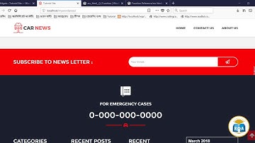 Wordpress Theme Development part -12 : How to Create a Custom Widget and sidebar register part-3