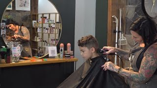 Hair salon in Franklin County helps parents 'shave' some money for back-to-school season