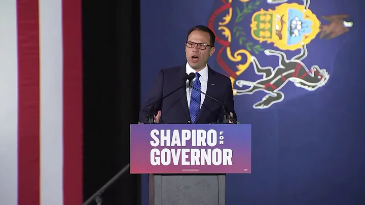 Democrat Josh Shapiro speaks after winning Pennsyl...