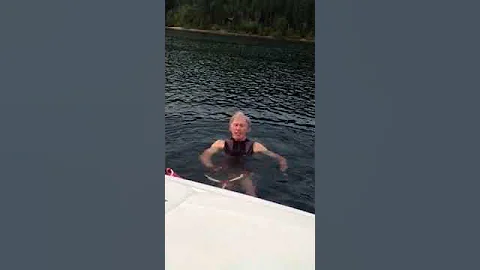 Dad jumping in