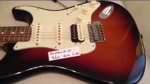 Fender Stratocaster: Quick Setup Specs