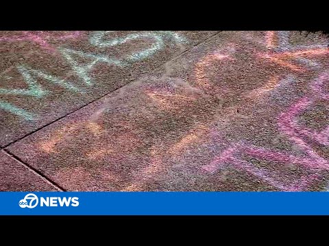 Bay Area man seen erasing word 'Black' from neighbor's BLM chalk sign