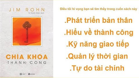 Chìa Khóa Thành Công - Sách Nói Chìa Khóa Thành Công Jim Rohn