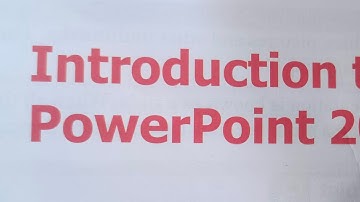 Introduction to Ms- PowerPoint 2016 for class-4