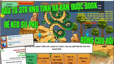 Mở Skill 2 Cho Seri1trvnđ...Gọi Rồng Đổi Skill 2 ...Tiếp Tục Đầu Tư Mạnh Cho Đệ Tử Kéo Sư Phụ