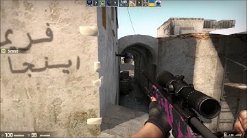 Csgo, Noscope Headshot Wallbang, through smoke across the map