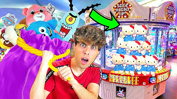 BIGGEST $100 Claw Machine Haul Ever at Cedar Point - Can We Profit?
