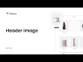 How to add a header image in Botiga