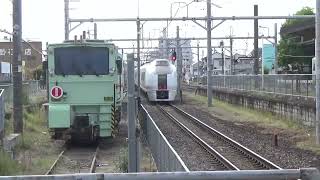 651系特急あかぎ　新町駅発車　【フリー動画】