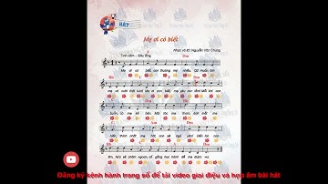 Mẹ ơi có biết-Giai điệu-Melody-Âm nhạc 2-Chủ đề 6:Gia đình yêu thương-Kết nối tri thức với cuộc sống