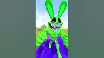 SMILING CRITTERS POPPY PLAYTIME MONSTERS on GEOMETRY DASH FIRE IN THE HOLE Garry