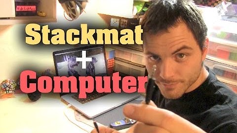 How to Use a Stackmat Timer with a computer (Mac)