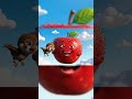 🍎 Awan Ajaib Jadi Apel Merah! #kartunanak #belajarwarna #edukasianak #shorts #videopaud