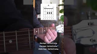 Video thumbnail of "Your First Guitar Lesson A D & E Chords"