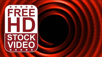 Free Stock Videos – abstract animated red warp spiral seamless loop 2D animation