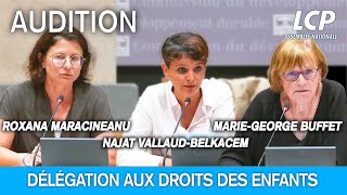 Marie-George Buffet, Najat Vallaud-Belkacem et Roxana Maracineanu sont auditionnées à l'Assemblée