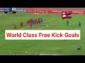 Top 5 World Class Free Kick Goals ★ Nepali Football ● Impossible To Forget