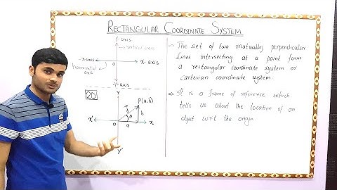 Physics Class 11 | Rectangular coordinate system (Cartesian Coordinate System) | Chapter. 2