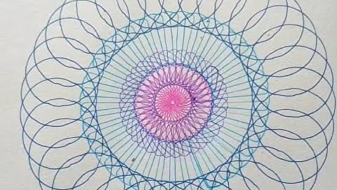 Spirograph Design #oddlysatisfying #spirograph  #design #relaxing #satisfying #art