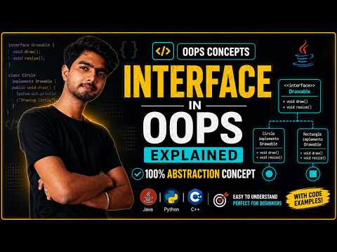 Interface in OOPS Explained | 100% Abstraction Concept | OOPS Zero to Hero 16  | CodiXo