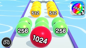 Ball Run 2048 - Gameplay Walkthrough Part 3 - Basic Game Level 136-142 (iOS, Android) #shorts