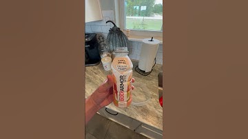 Disgusting object in my drink! What is this! #bodyarmor #viral  #surprise