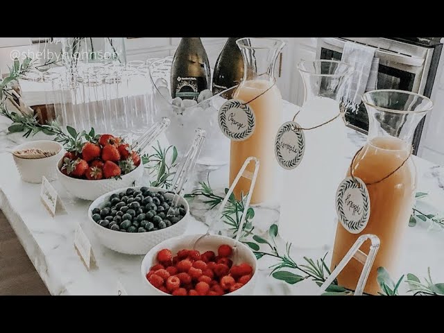 How to Make Your Own Mimosa Bar 