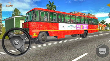 Village Route Passenger Bus Driving Games: 2025 - Indian Sleeper Bus Simulator - Android Gameplay