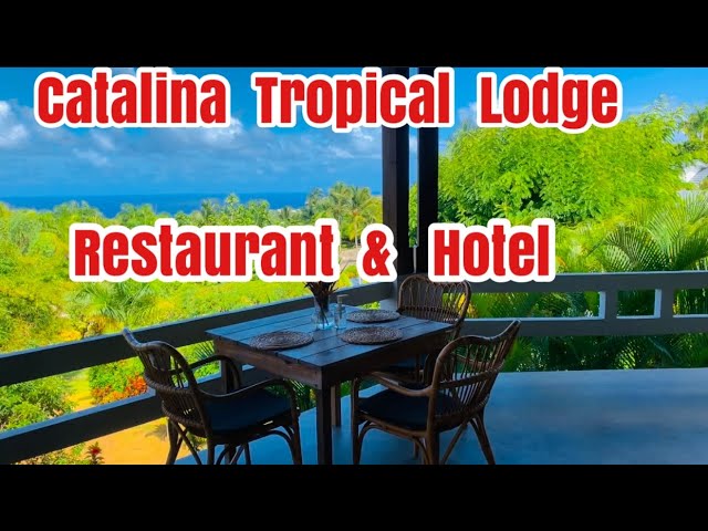 Catalina Tropical Lodge Restaurant and Hotel in Cabrera Dominican Republic 🇩🇴 4K